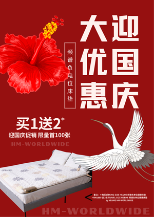 🇲🇾 迎国庆 · 大优惠2025  🛏 HE&ME #频谱负电位健康床垫