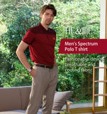 HE&ME Men's Spectrum Polo T-shirt